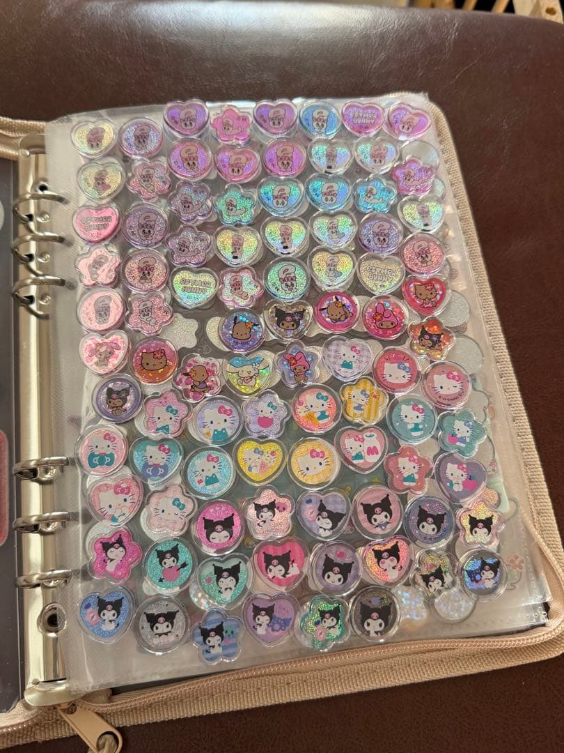 シール帳　ボンボンドロップシール　おはじきシール　タイルシール