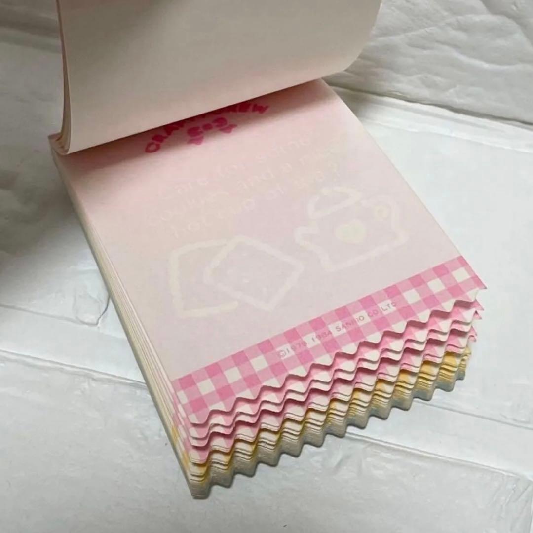 希少　サンリオ　1984年　クラフティクルー　メモ帳　３冊セット　昭和　レトロ