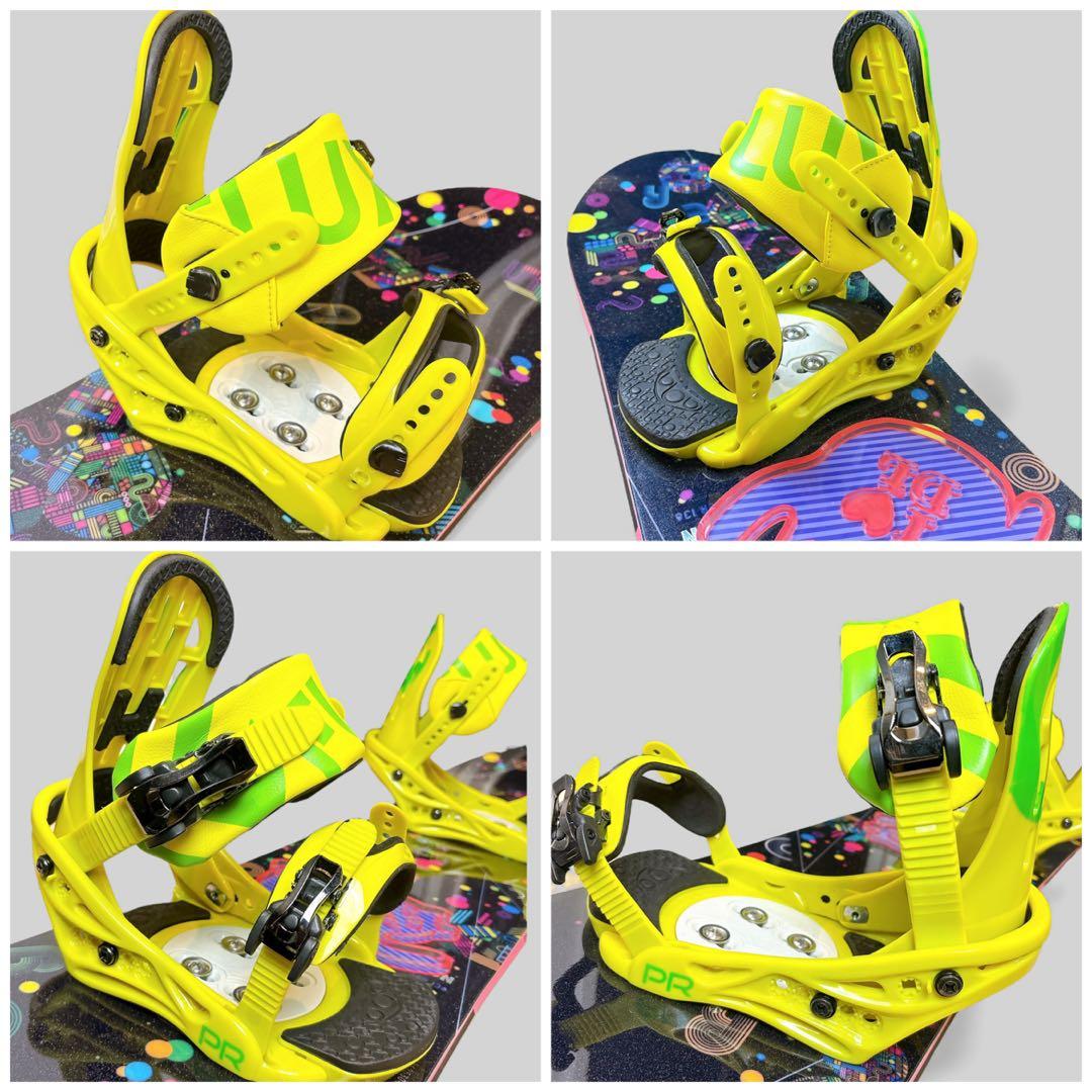 【美品】SALOMON×FLUX レディース スノーボード 3点 138cm