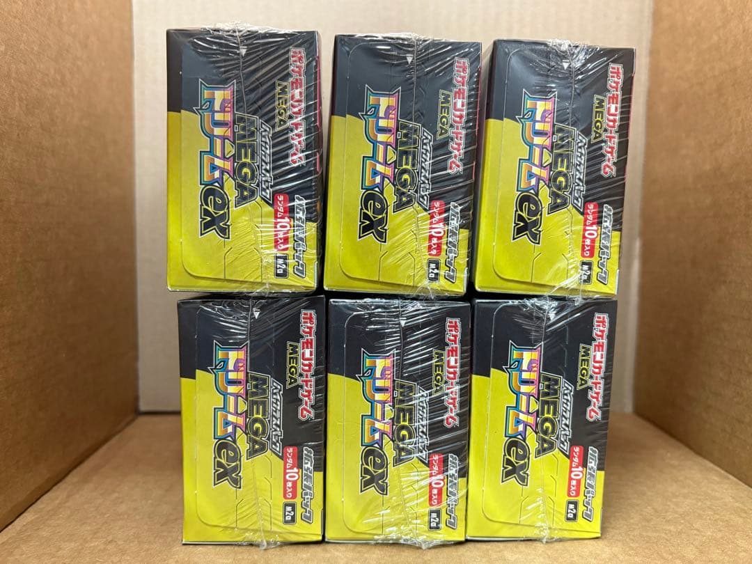 【シュリンク付】【新品未開封】ポケモンカードMEGAドリームex 6box