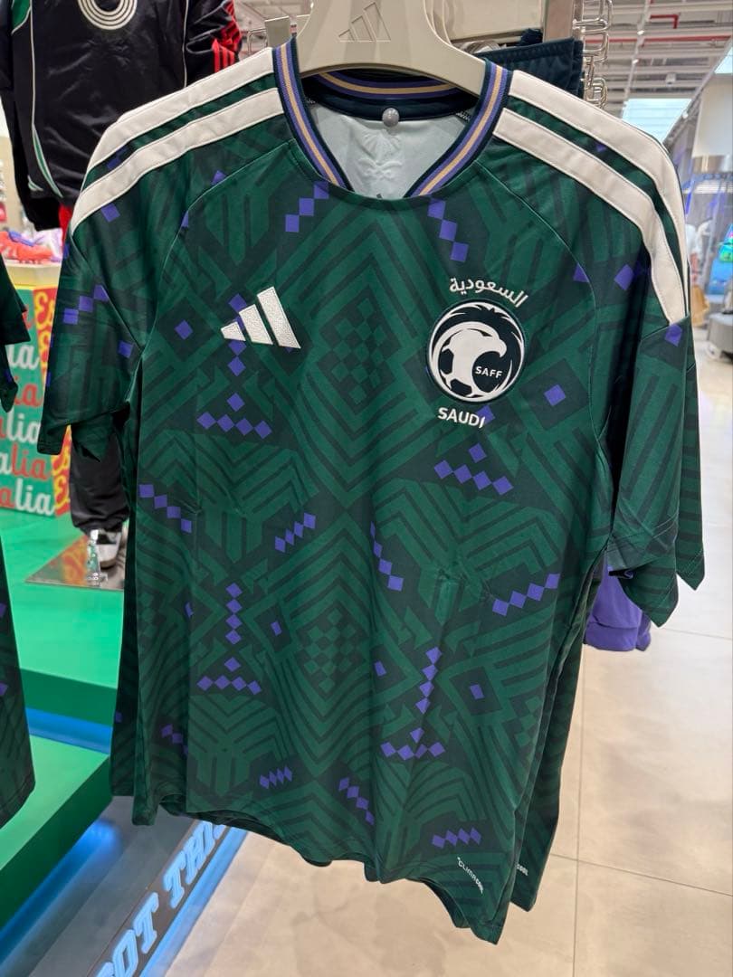 サウジアラビア代表 2026 ホームユニフォーム グリーン adidas 正規品