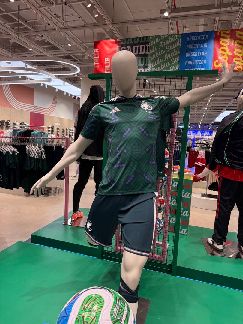 サウジアラビア代表 2026 ホームユニフォーム グリーン adidas 正規品