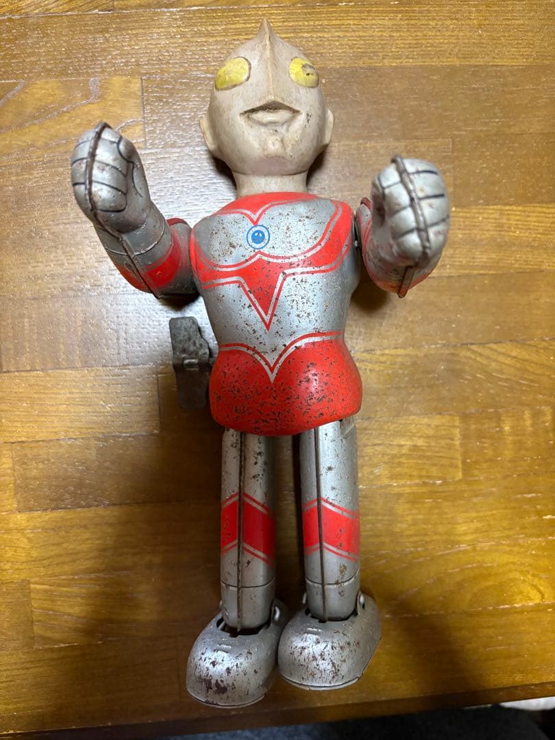 激レア品 昭和40年代製 ブルマァク社製 ブリキ　ウルトラマン フィギュア可動式