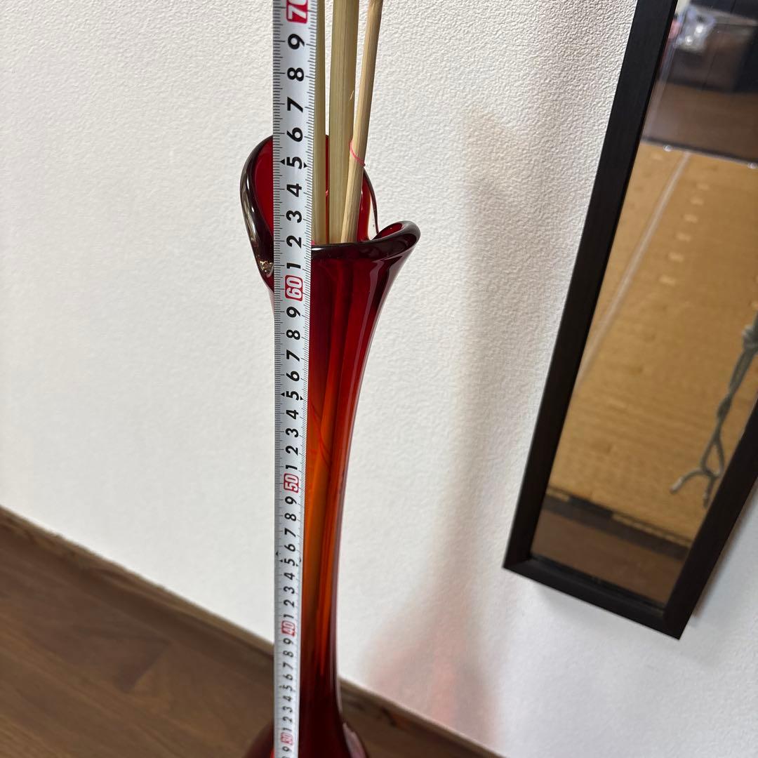パンパスグラス ドライフラワー ガラス花瓶 セット プラスパンパス2半サービス