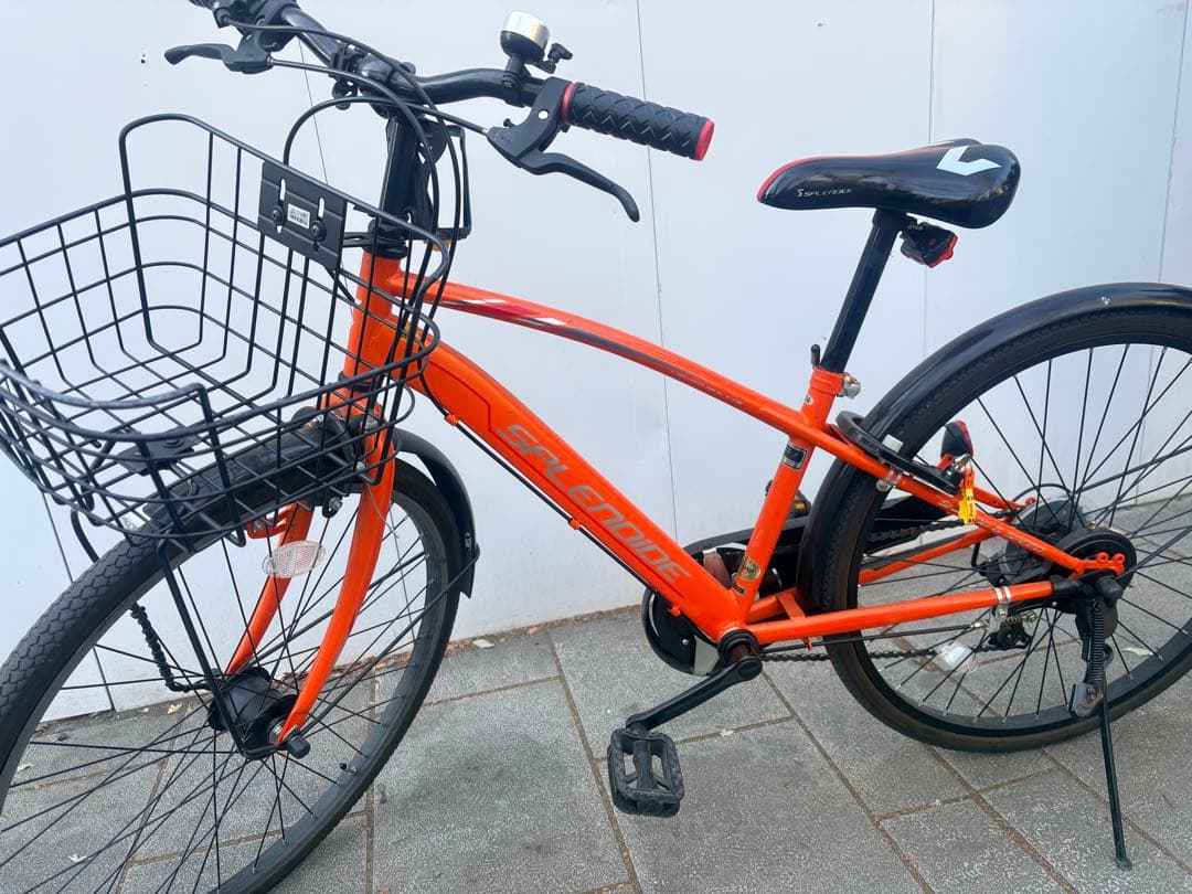 ジュニア　自転車　オレンジ　24インチ