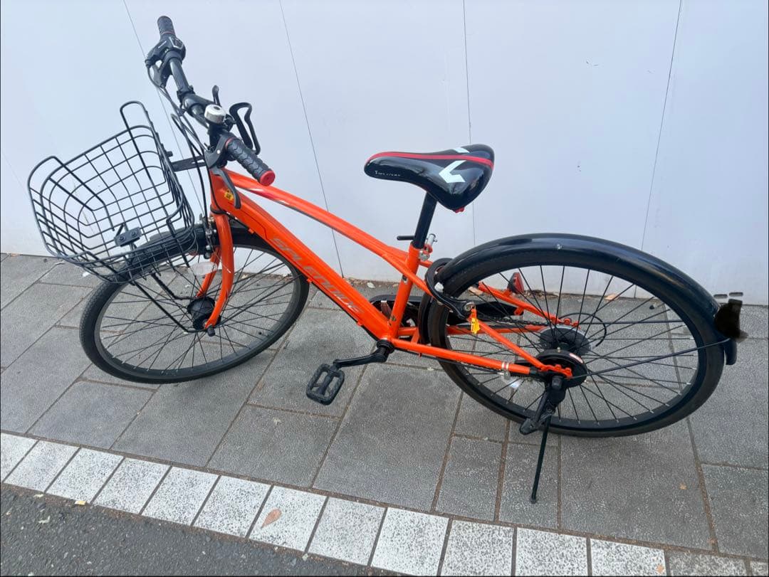 ジュニア　自転車　オレンジ　24インチ