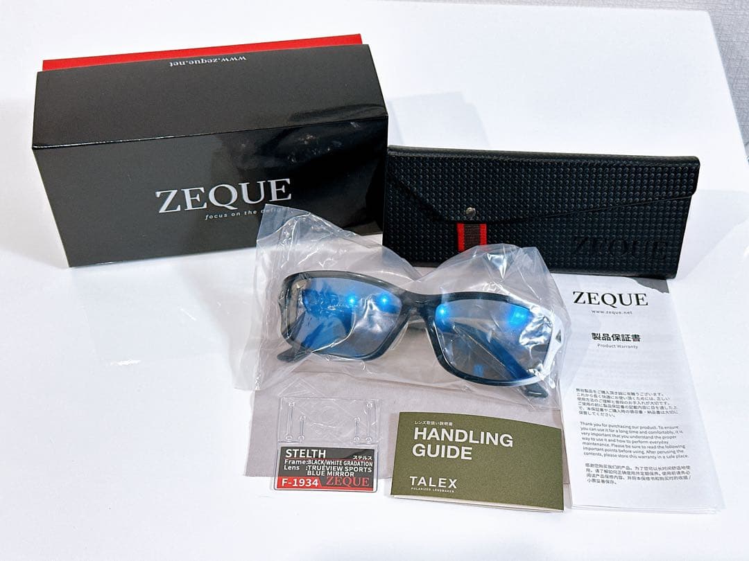 ZEQUE STELTH ゼクー ステルス 黒/白グラデーション 限定 秦拓馬