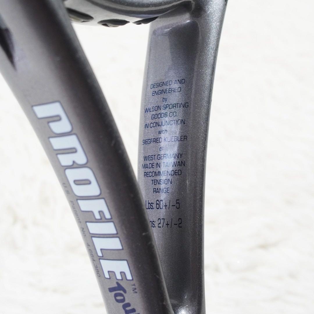 人気《Wilson》硬式ラケット PROFILE Tour110  L4 厚ラケ
