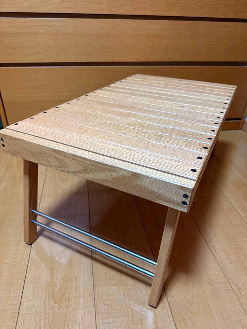 (希少カラー) KIMICAMP ムーンテーブル ウッドテーブル収納バッグ付き