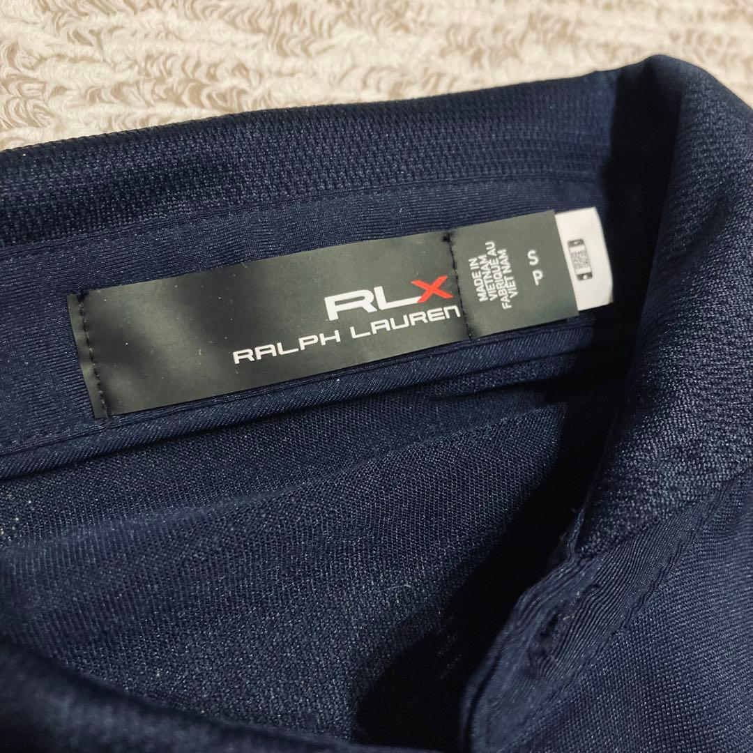 美品　RLX ラルフ　ポロシャツ　S 紺　Pebble beach