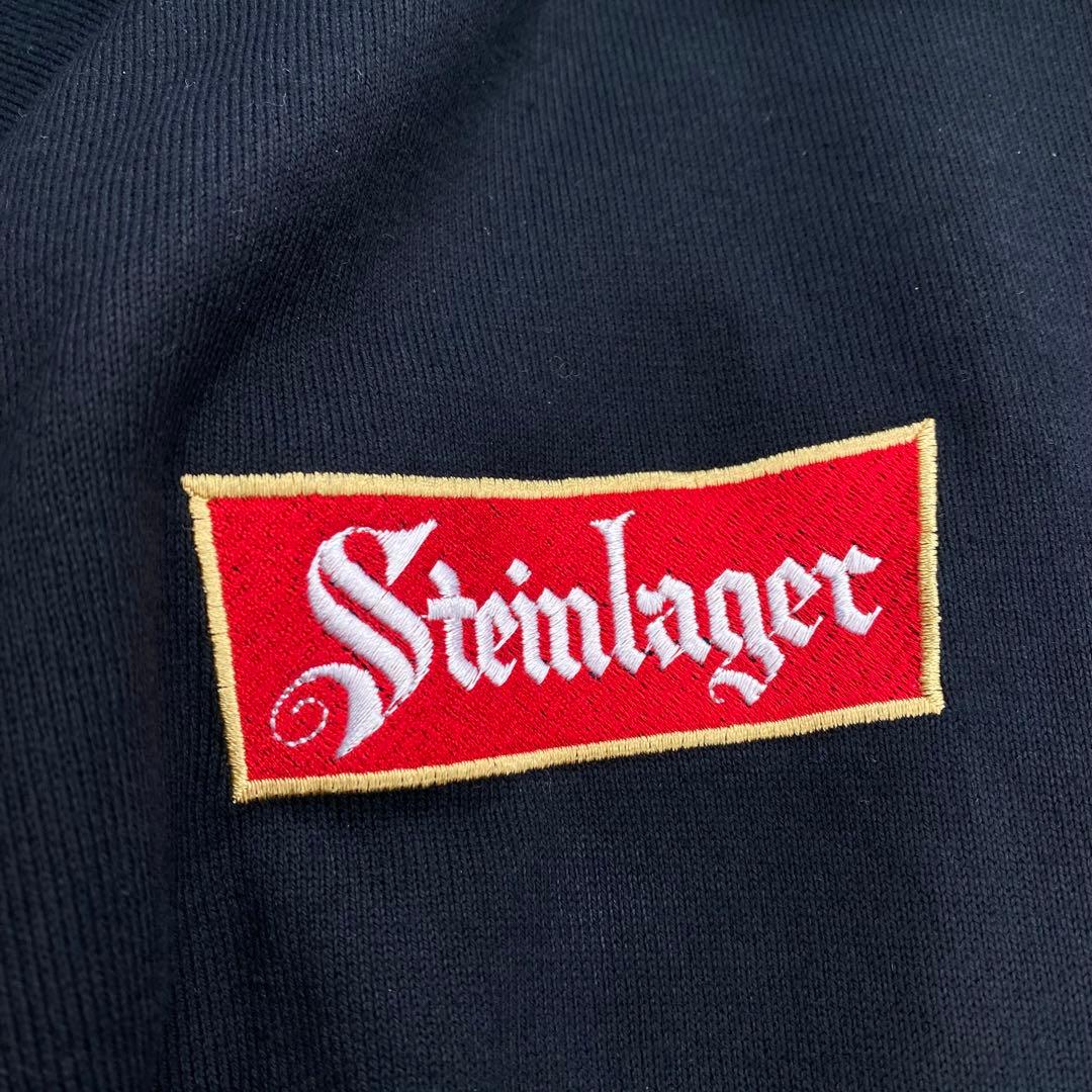 カンタベリー オールブラックス Steinlager 刺繍 ラガーシャツ