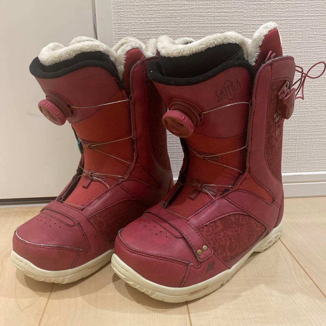 【美品】 スノボブーツ レディース　K2 SAPERA BOA 23.5cm