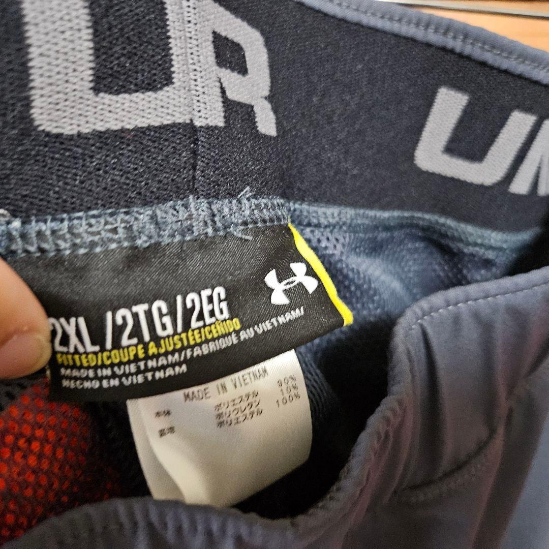 アンダーアーマー ヒートギア ウインド 上下セット 裏メッシュ 2XL