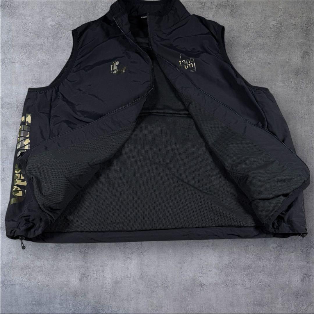 美品 tangram タングラム PACKABLE NYLON VEST カモ