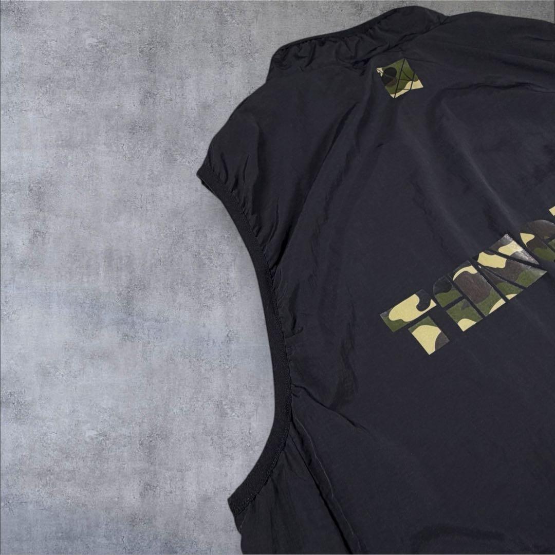美品 tangram タングラム PACKABLE NYLON VEST カモ