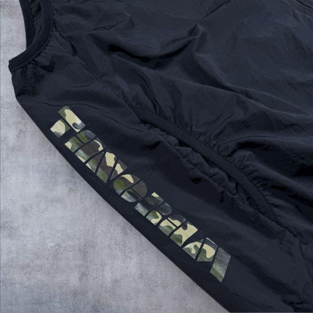 美品 tangram タングラム PACKABLE NYLON VEST カモ