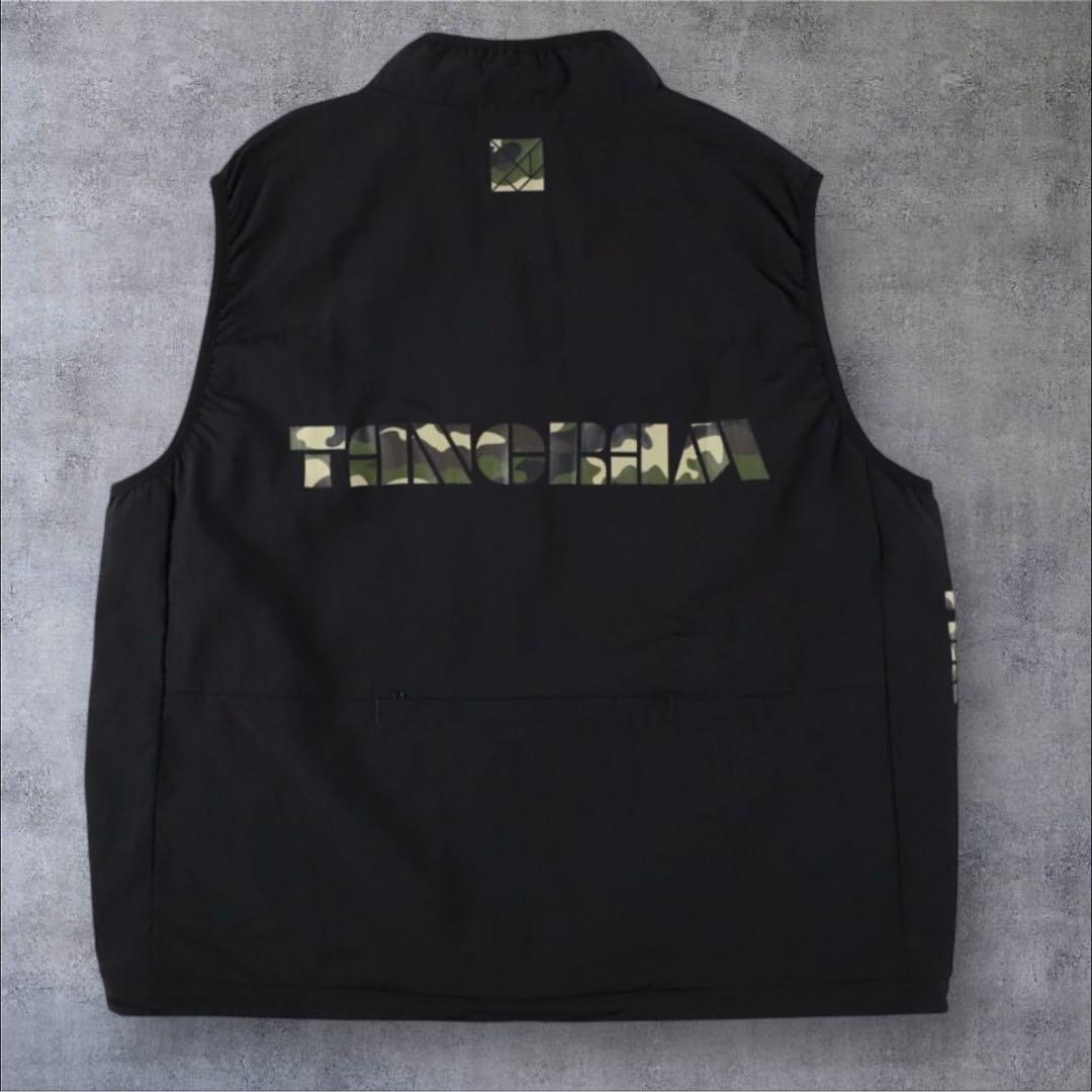 美品 tangram タングラム PACKABLE NYLON VEST カモ