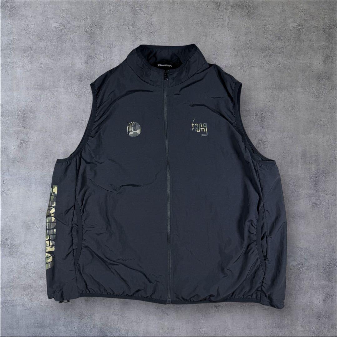 美品 tangram タングラム PACKABLE NYLON VEST カモ