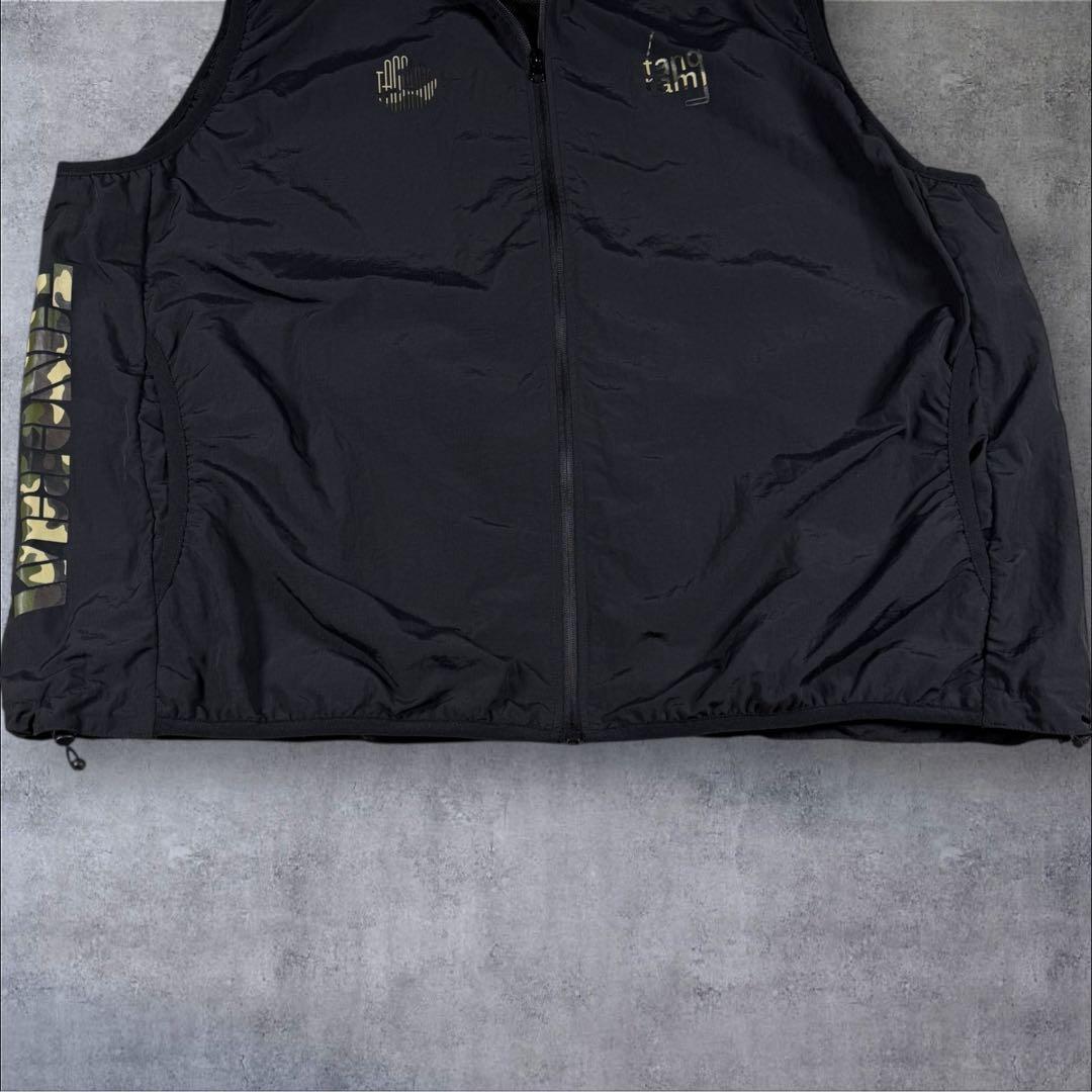 美品 tangram タングラム PACKABLE NYLON VEST カモ