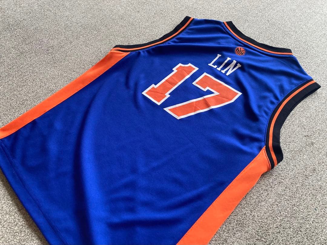 あ*ぼ様 《adidas NBA》NYニックス　ジェレミーリン　バスケ ゲームシ