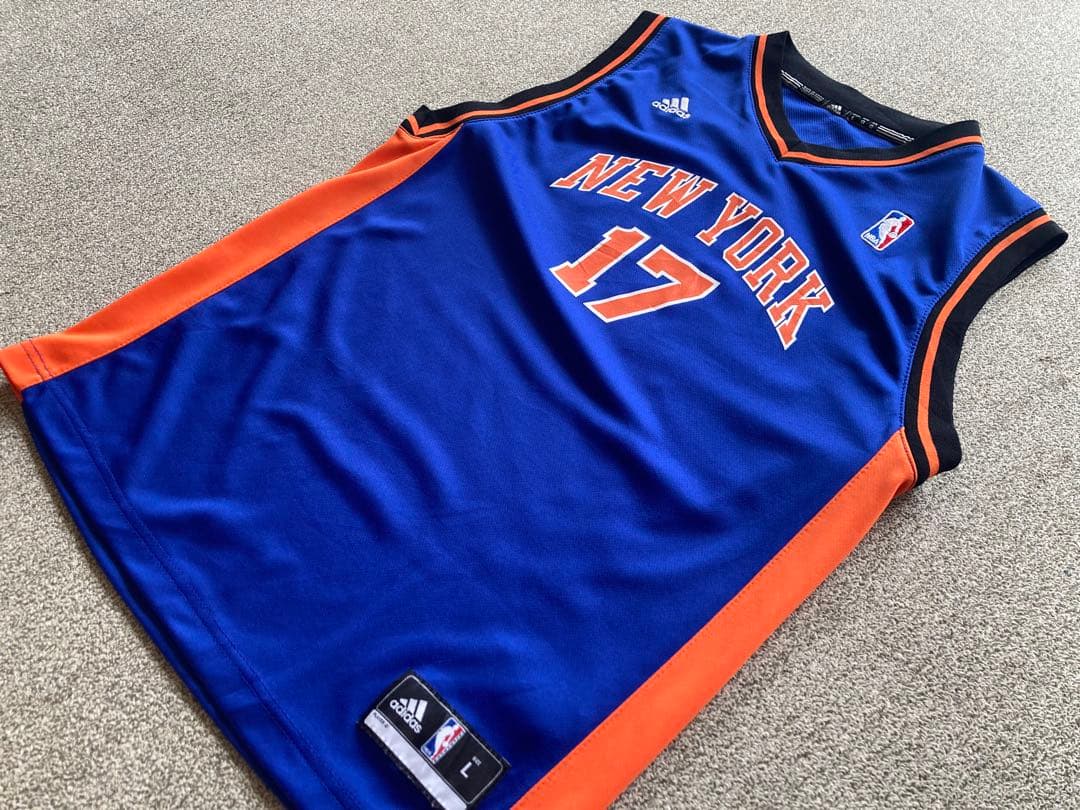 あ*ぼ様 《adidas NBA》NYニックス　ジェレミーリン　バスケ ゲームシ