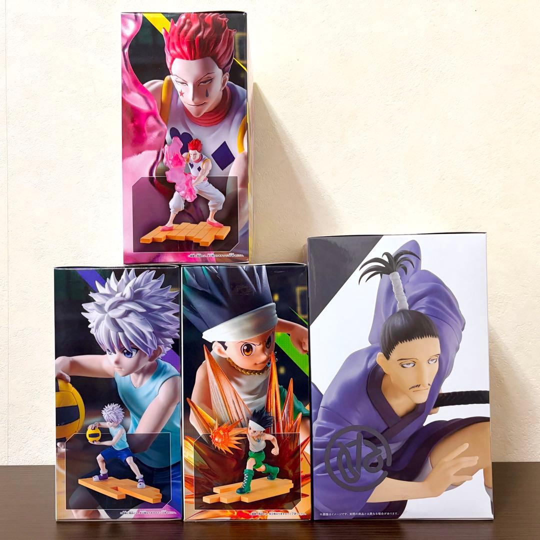 【HUNTER×HUNTER】ゴン,キルア,ヒソカ,ノブナガ フィギュア