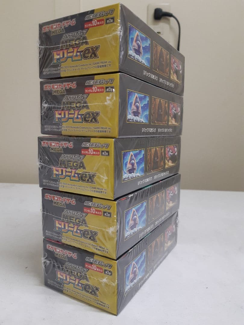 ポケモンカード MEGAドリームex シュリンク付き 5BOX