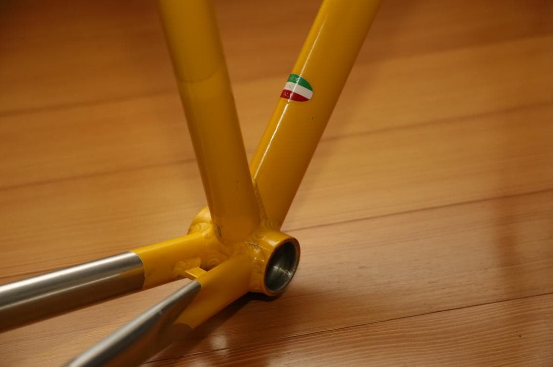 GIOS ロードバイクフレーム （素材：アルミ/色：イエロー）
