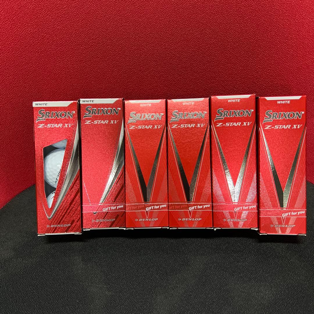Srixon Z-STAR XV ホワイトゴルフボール 6スリープ 新旧混合?