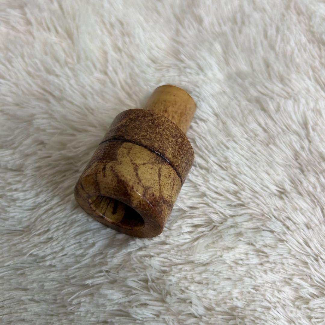 【極美品】尺八　竹峯　一尺八寸　和楽器　収納袋　マウスピース