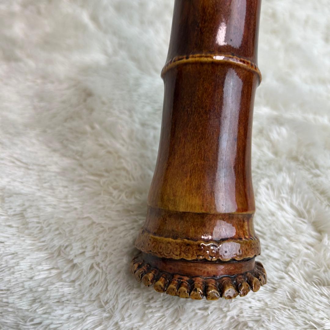 【極美品】尺八　竹峯　一尺八寸　和楽器　収納袋　マウスピース