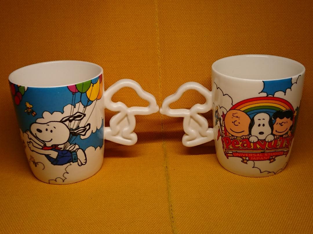 【美品】スヌーピー　マグカップ　置物　インテリア　工芸品　美術品　A3210