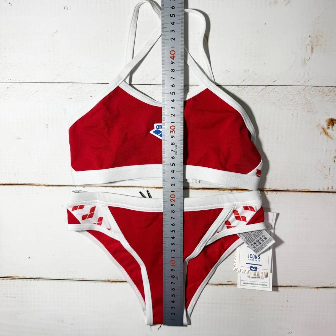 Arena 女性用 ビーチバレー ツーピース ビキニ ブルマ Red USA26