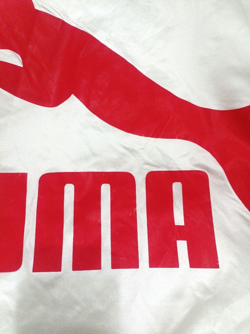 PUMA プーマ フード付き ロングベンチコート ホワイト フリーサイズ