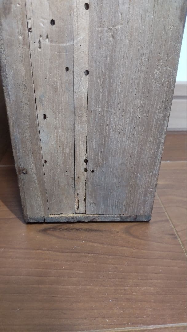 明治16年 (1883年) 松竹梅 染付 乳白色 壜(びん)1個 共箱