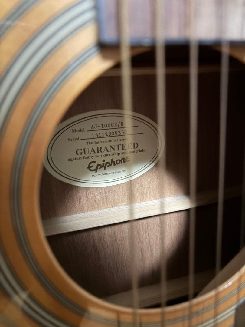 Epiphone AJ-100CE/N アコースティックギター