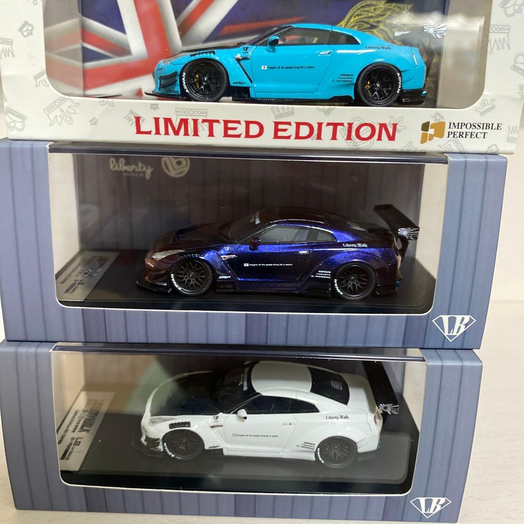 ミニカー 1/64 LBWK GT-R R35