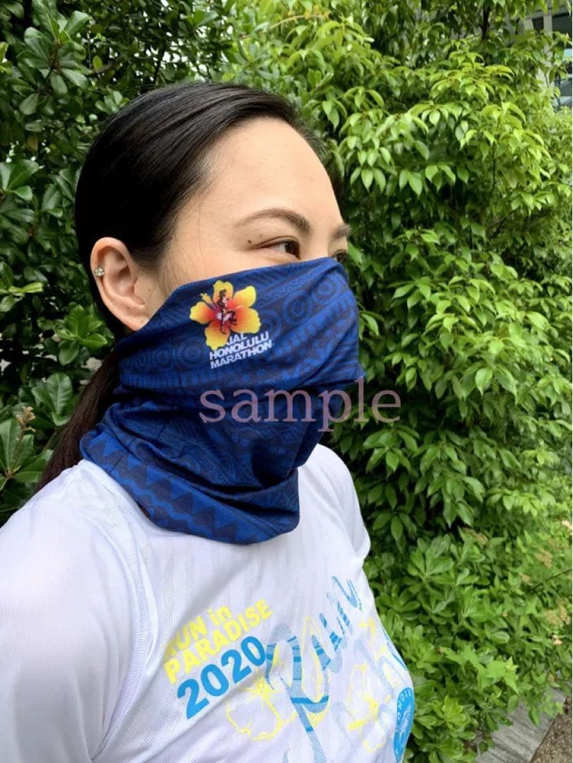 2020 JAL ホノルルマラソングッズ　ミズノ　フェイスガード　Tシャツなど