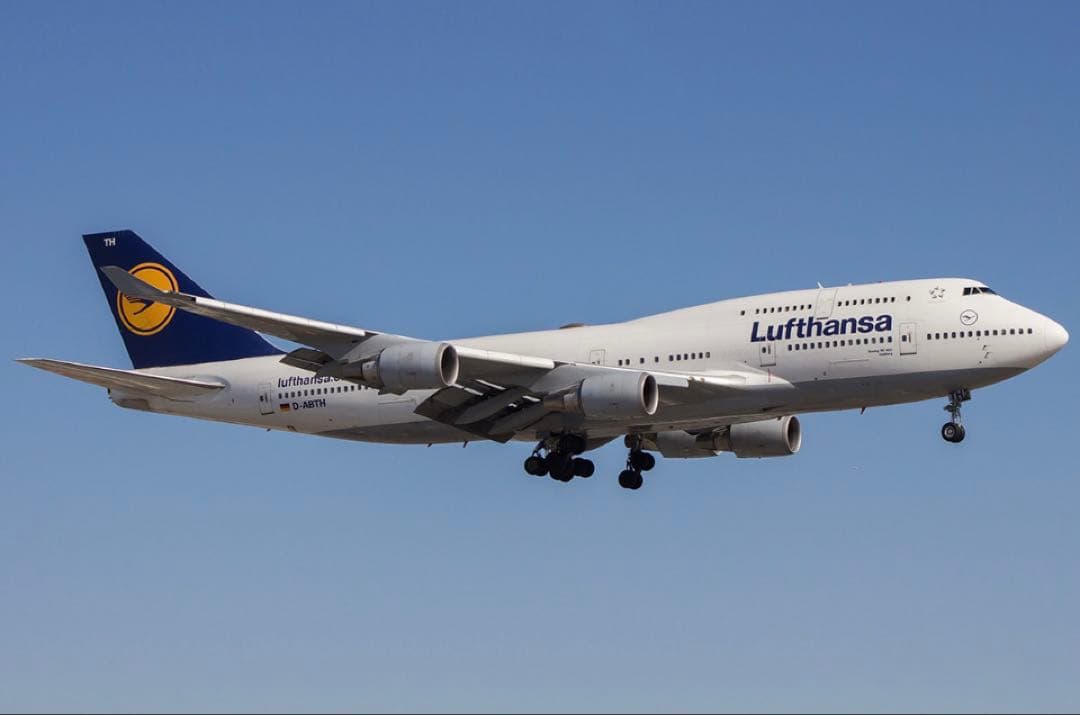 ルフトハンザ・ドイツ航空 Airlinertags B747-400M ホワイト