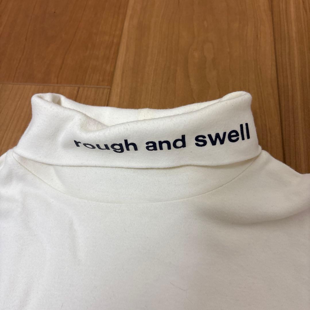 rough and swell タートルネック セーター ホワイト