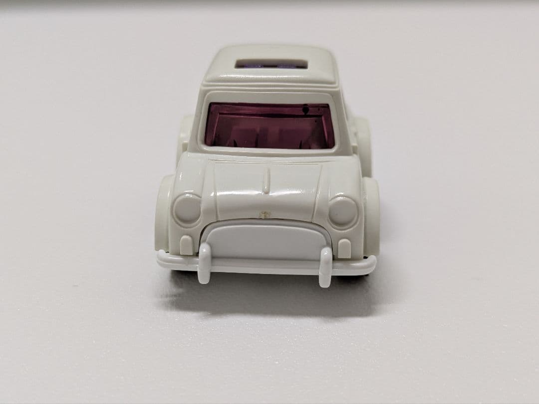 チョロＱ　A-6　MINI　ミニクーパー　ダンロップタイヤ　ホワイト