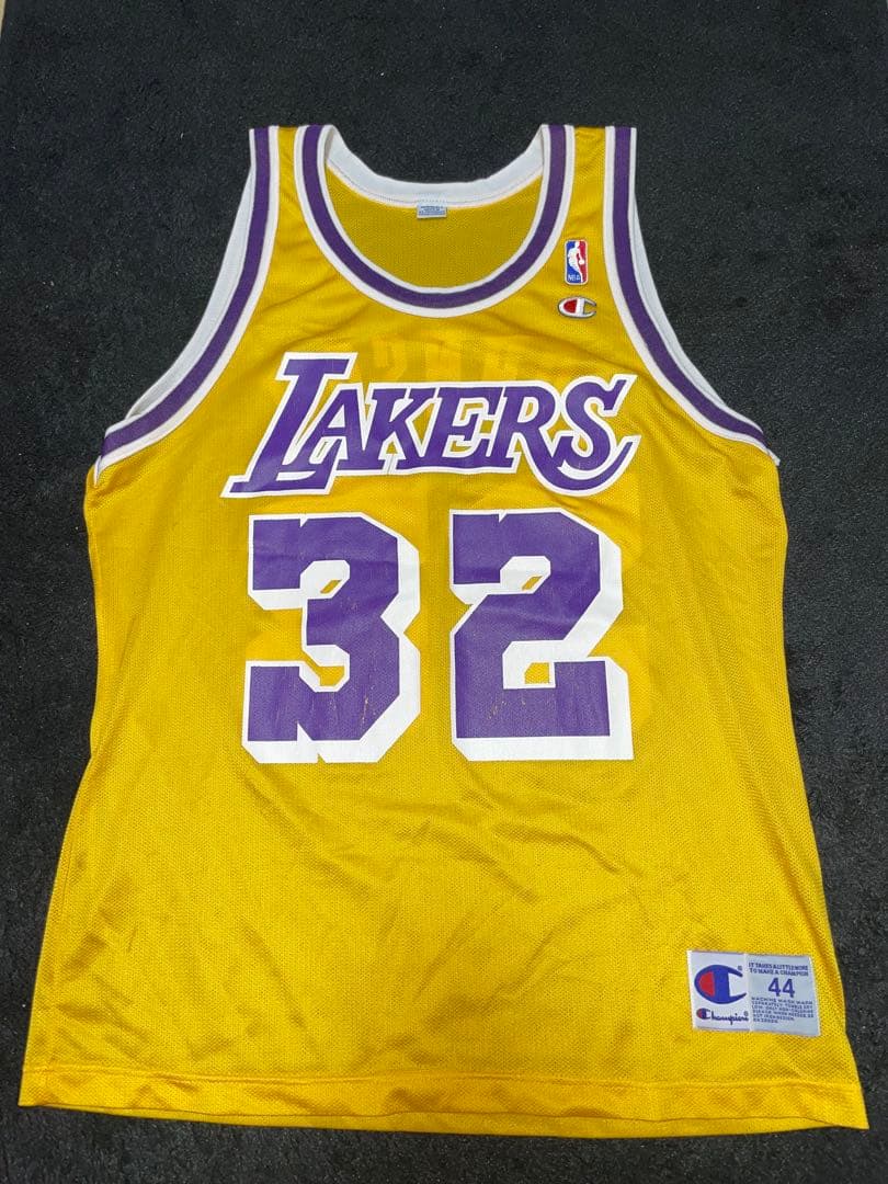 NBA レイカーズ マジック ジョンソン ユニフォーム チャンピオン レプリカ