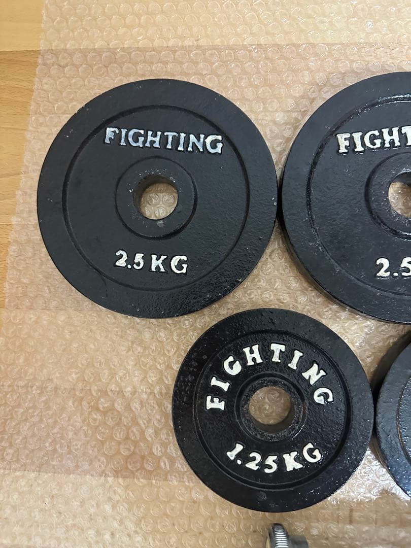 早い者勝ち　約20kg ファイティングロードダンベルセット　シャフト付き