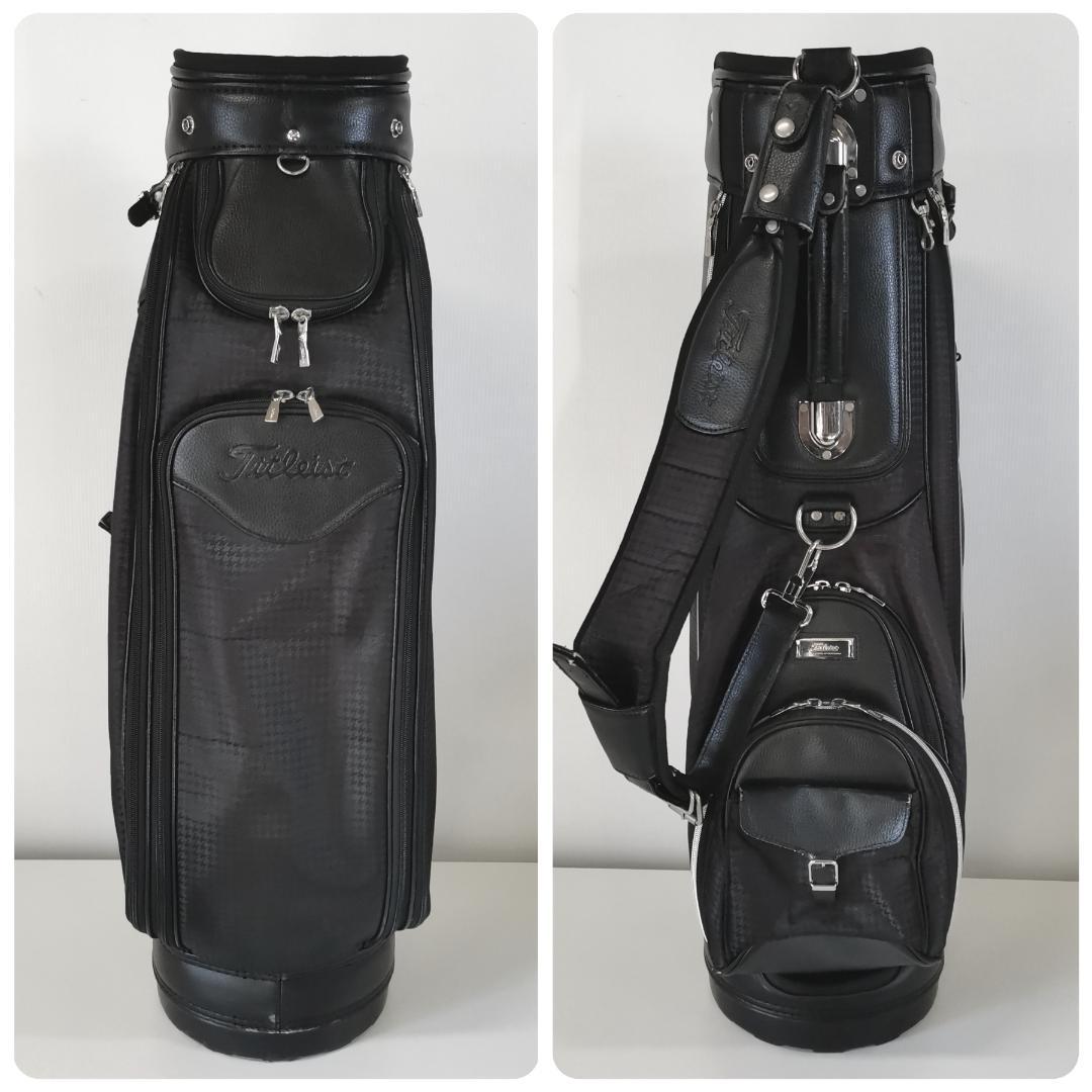 Titleist タイトリスト キャディバッグ 高級仕様 ゴルフバッグ ブラック