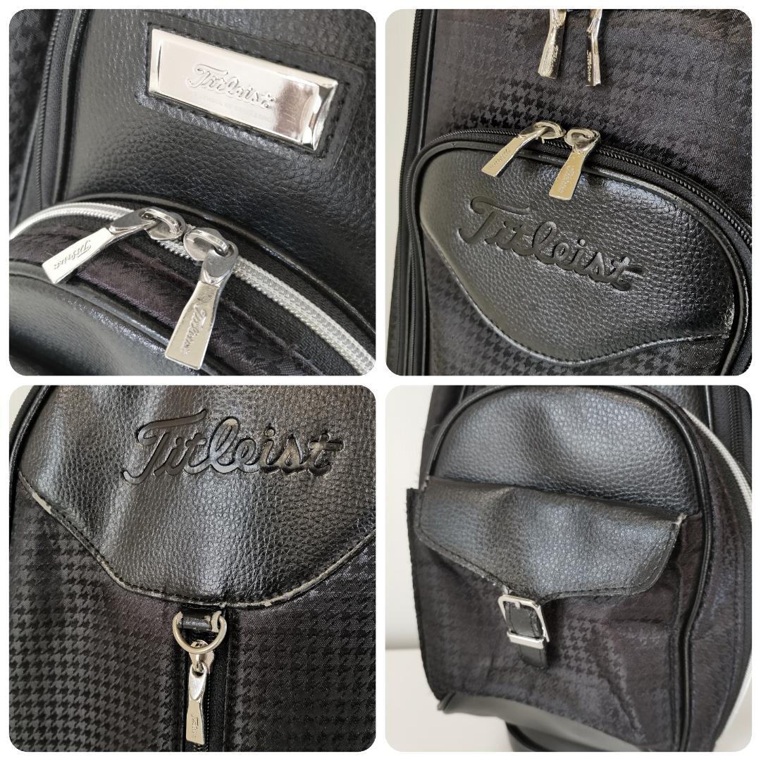 Titleist タイトリスト キャディバッグ 高級仕様 ゴルフバッグ ブラック