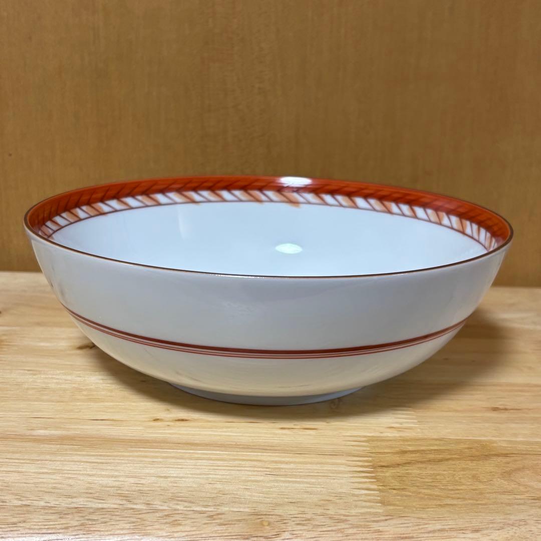 香蘭社 赤繪町工房　楽園の魚　深皿 深鉢（径21cm） レア（新品未使用品）