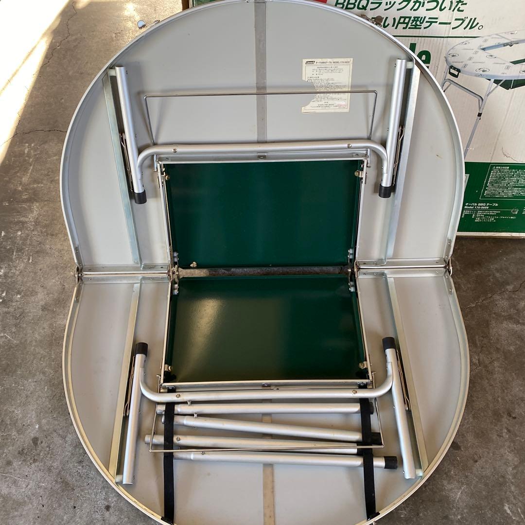 Coleman オーバルBBQテーブル MODEL 170-5659　家族BBQ