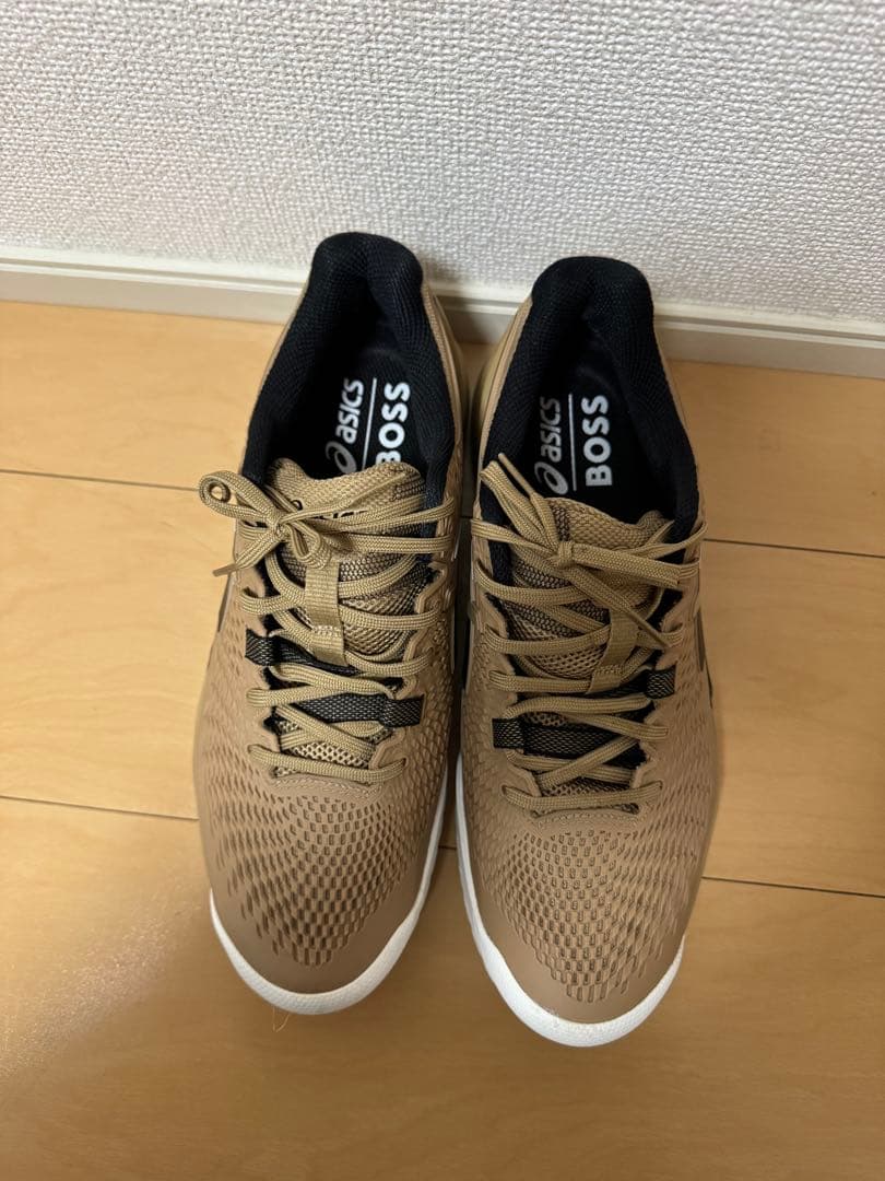 ASICS GEL-RESOLUTION 9 キャメル/ブラック　27cm