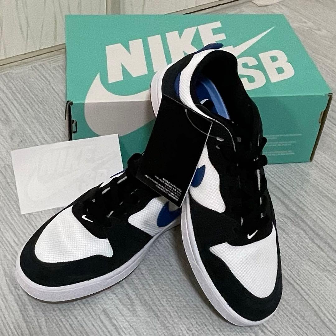 NIKE SB アリウープ スニーカー 黒/白/青