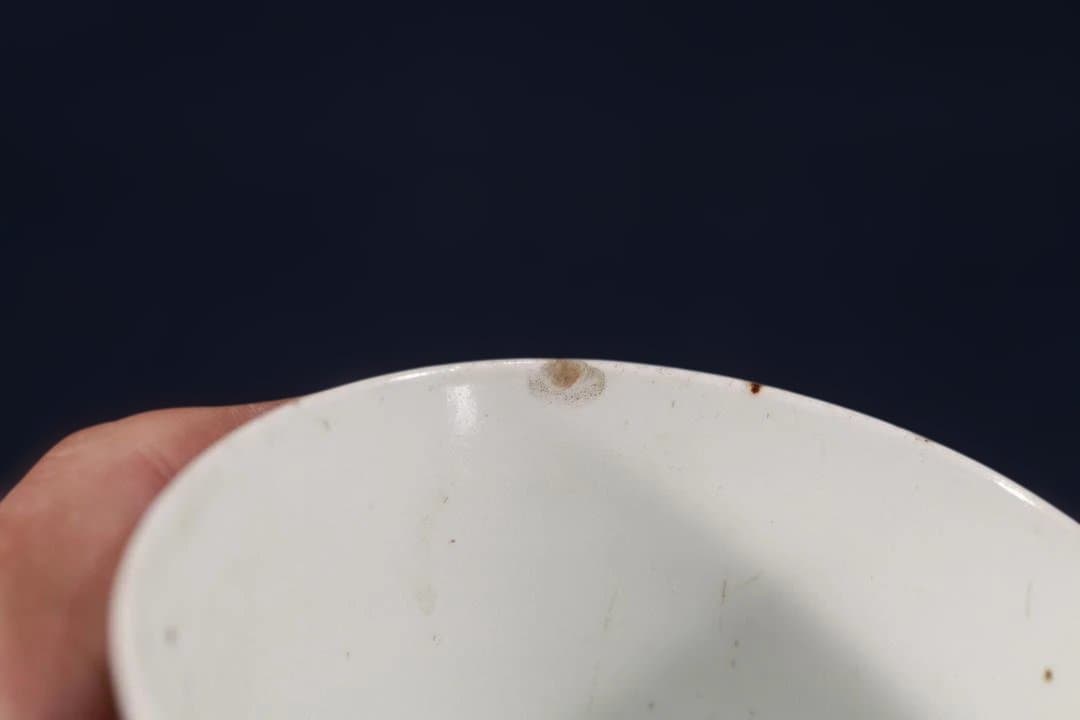 703　古伊万里大振白磁蕎麦猪口　江戸中期